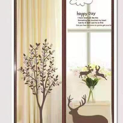 The new magnetic soft screen door is mosquito-proof and dust-proof