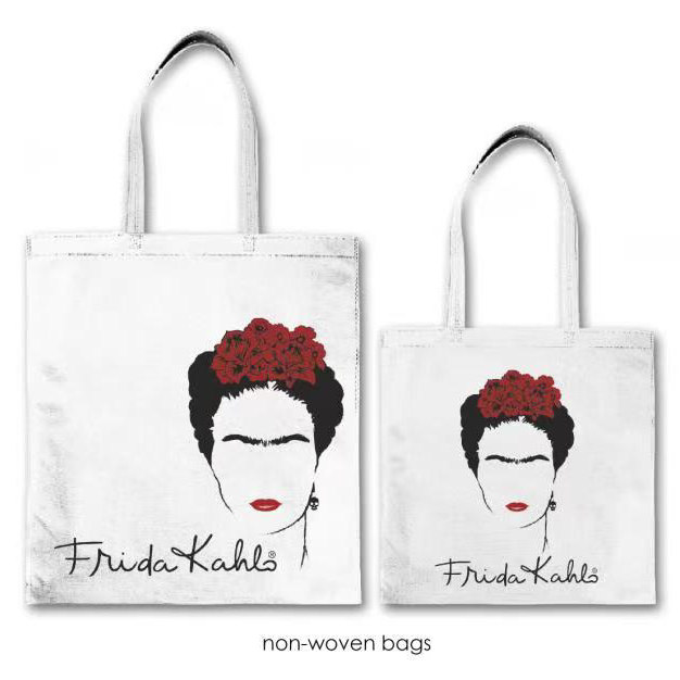 White non-woven fabric bag