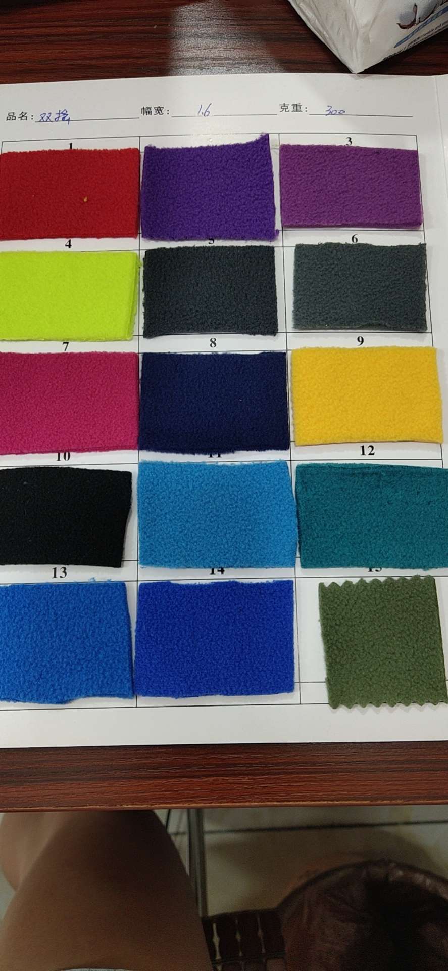 Polar Fleece Polar Fleece Polar Fleece Specification drawing