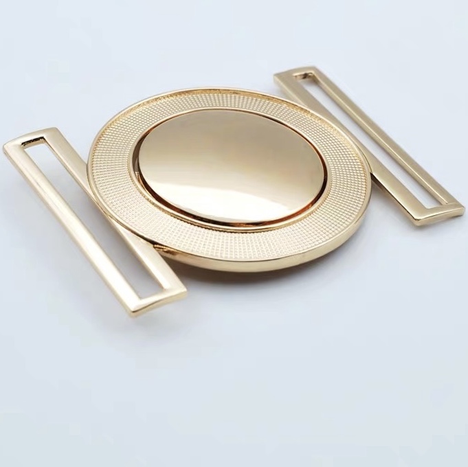 高档金属大衣对扣腰带扣插扣外套腰扣可调节