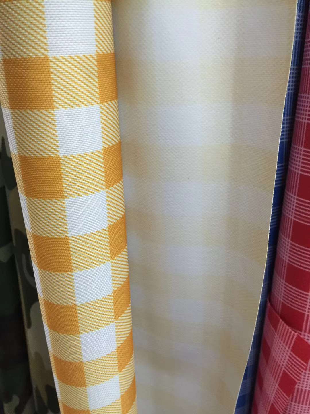 Factory direct sales in stock, best-selling all over the Internet, 600D picnic cloth, printed eco-friendly Oxford cloth, home, makeup, storage, travel bag fabric details Picture