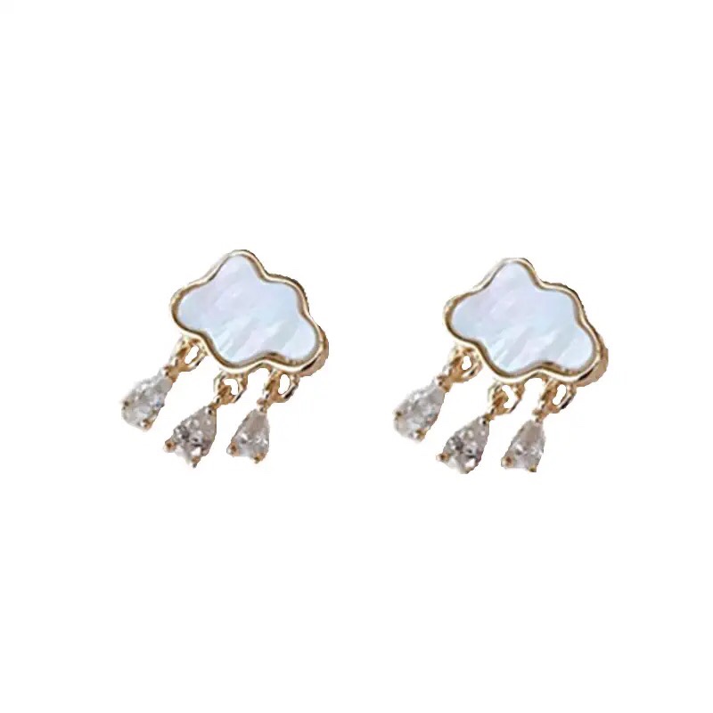 Noble creative Korean temperament socialite star luxury luxury earrings