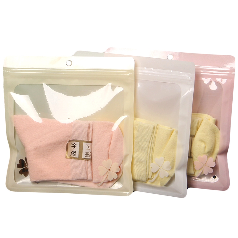 儿童袜子包装袋内衣内裤口罩自封婴儿连裤袜透明礼品袋