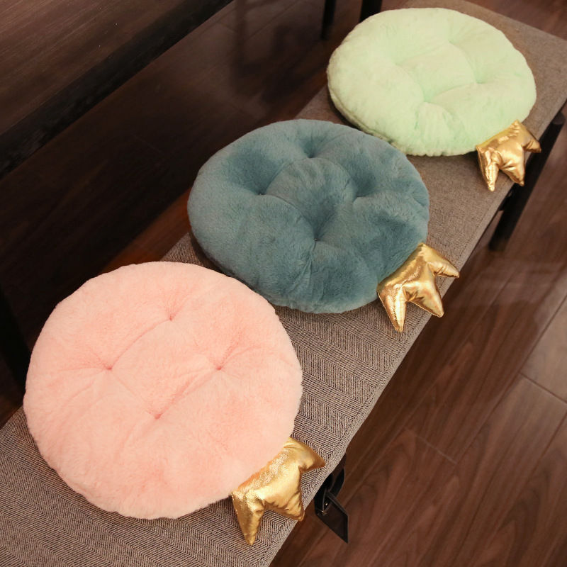 皇冠坐垫办公室椅子椅垫学生凳座垫毛绒汽车女美臀软垫子详情图6