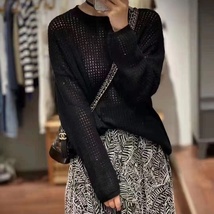 针织镂空上衣时尚简约新款大众韩版超先高品质