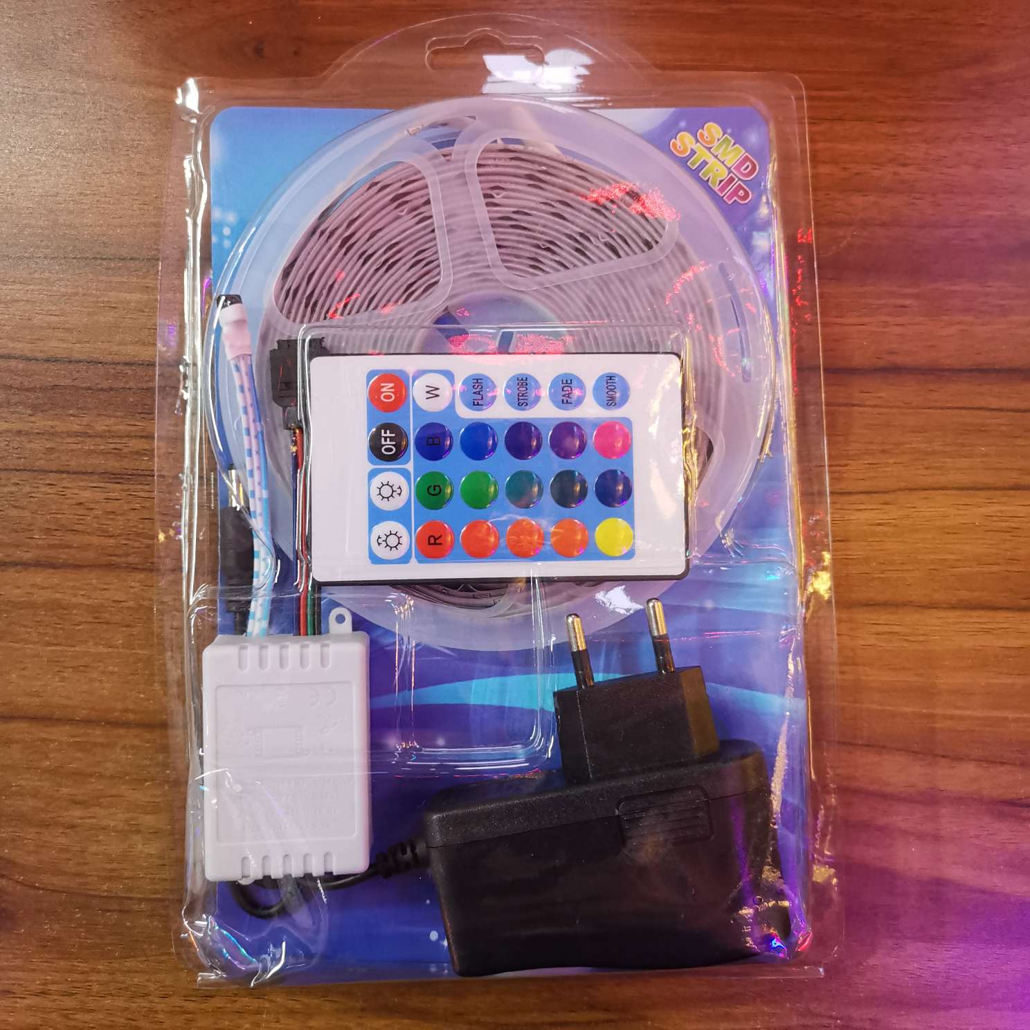 LED seven-color KTV remote control color-changing waterproof light strip, popular RGB dazzling running horse and flowing water light strip, 12V soft light strip detail image 4