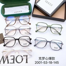 2001 近视眼镜女有度数可配超轻黑框大框素颜神器透明眼睛镜框大脸显瘦