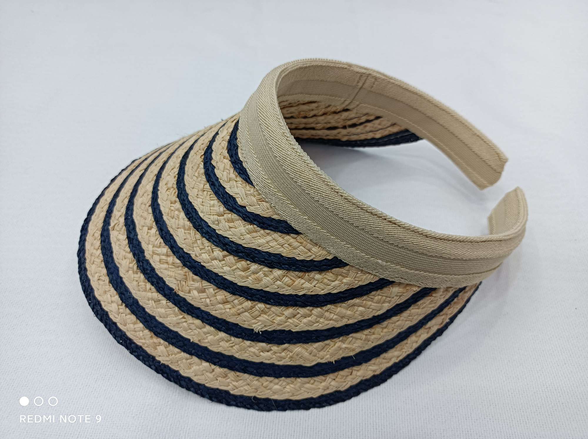 Raffia Spliced Empty Top Hat details Picture