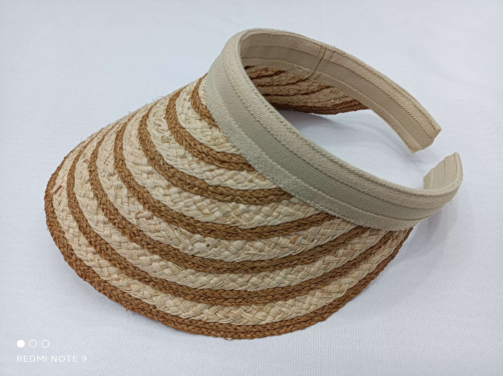 Raffia Spliced Empty Top Hat Item Picture