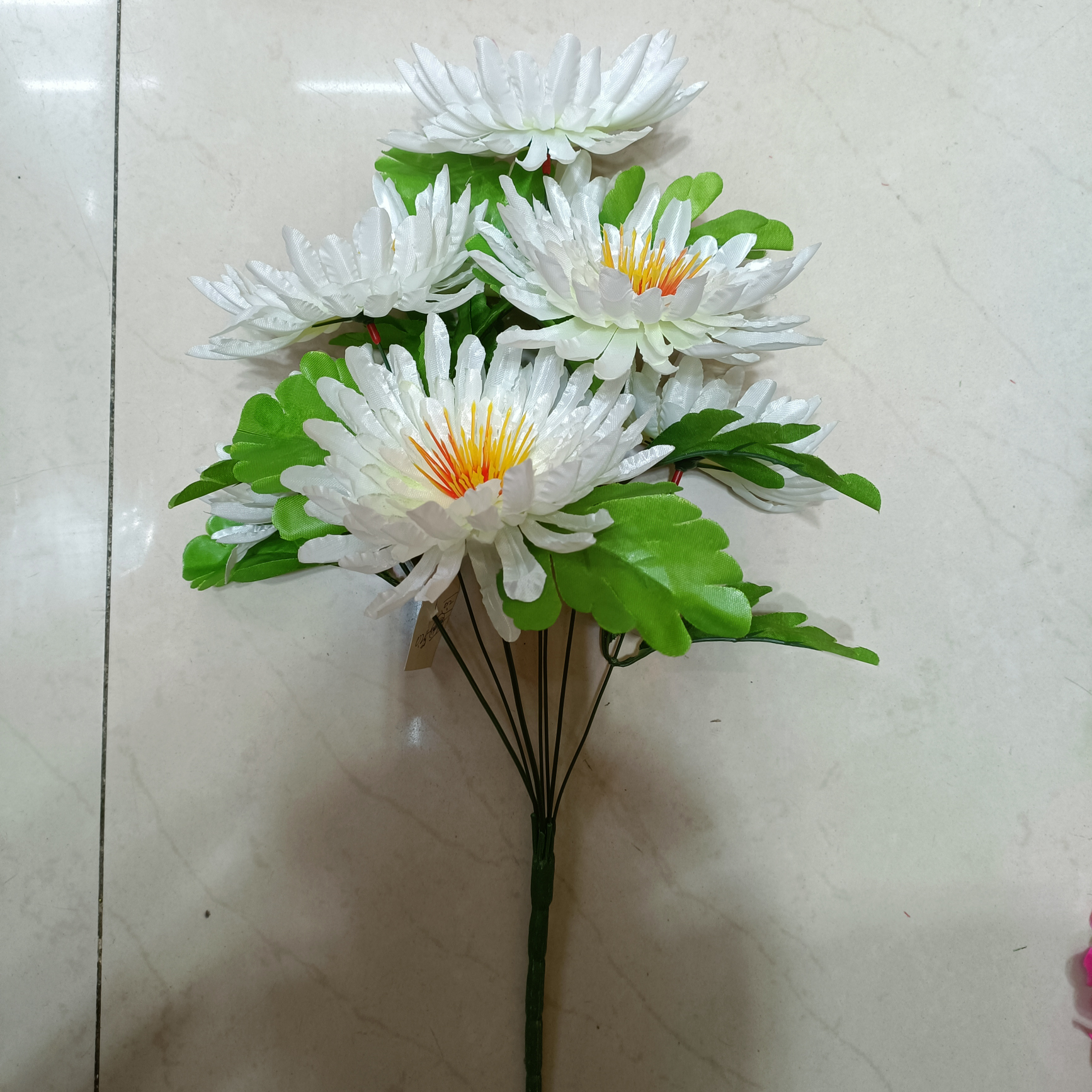 厂家直销清明花祭祀菊花仿真花束