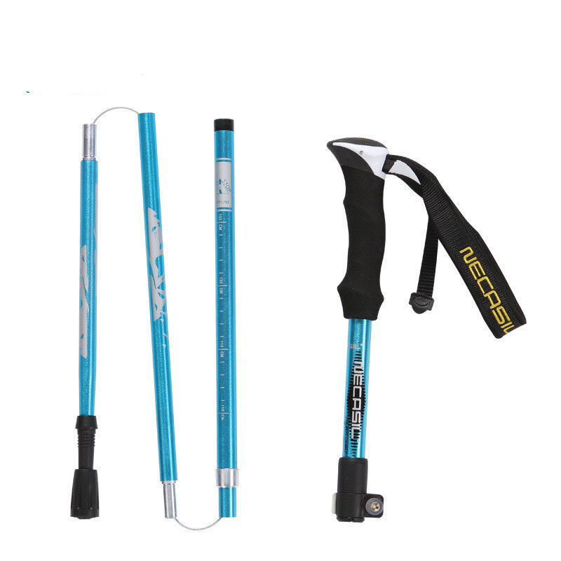 Folding staff with 7075 aluminum alloy steel balls for locking and external locking, 5 sections of folding carbon steel tips with cloth bags Specification image