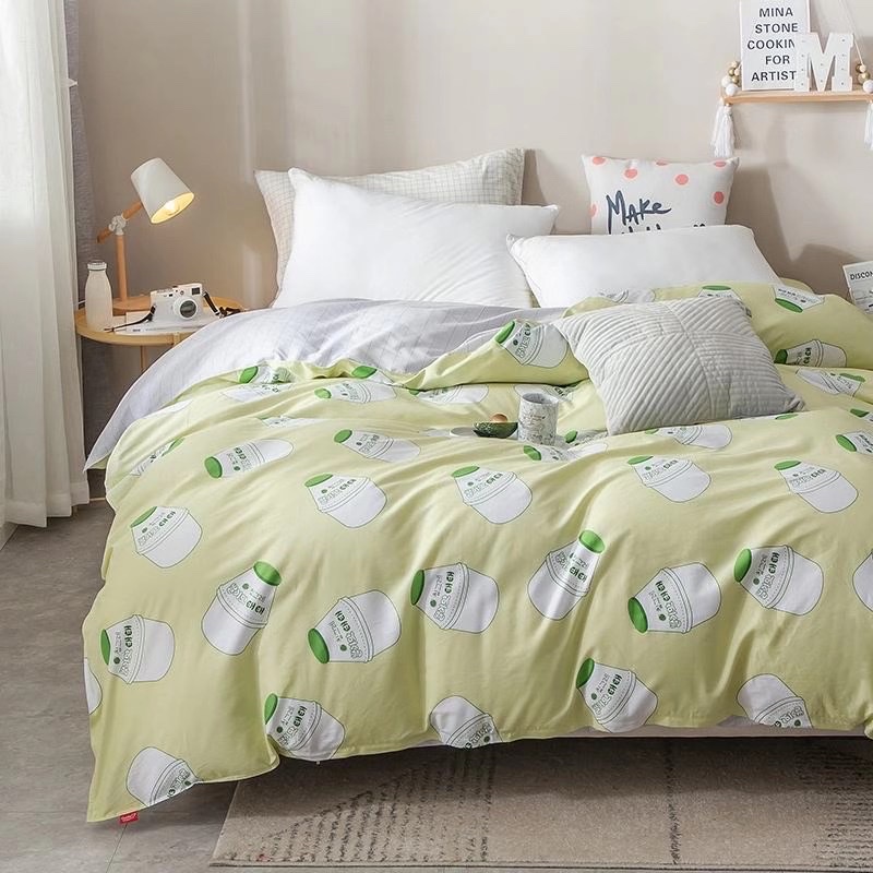 All Cotton Printed Four-Piece Set With Special Treatment full figure