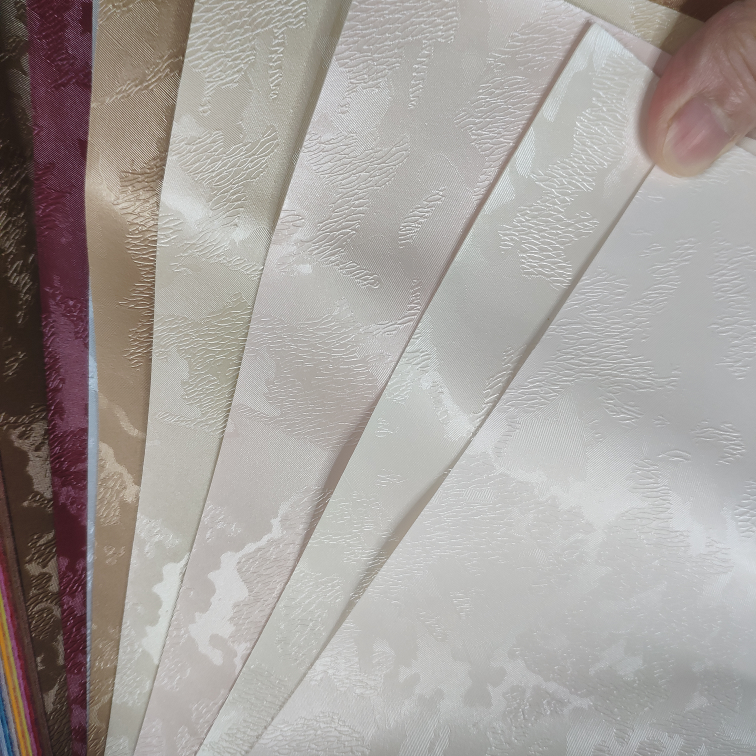 Artificial leather soft and hard wrapped sliding door leather wall decorative leather fabric in stock