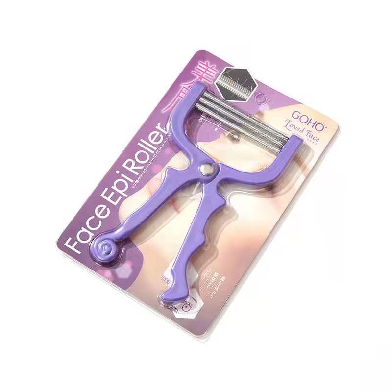 Female facial shaving device, facial hair remover, lip facial hair remover, spring face twisting device Specification image