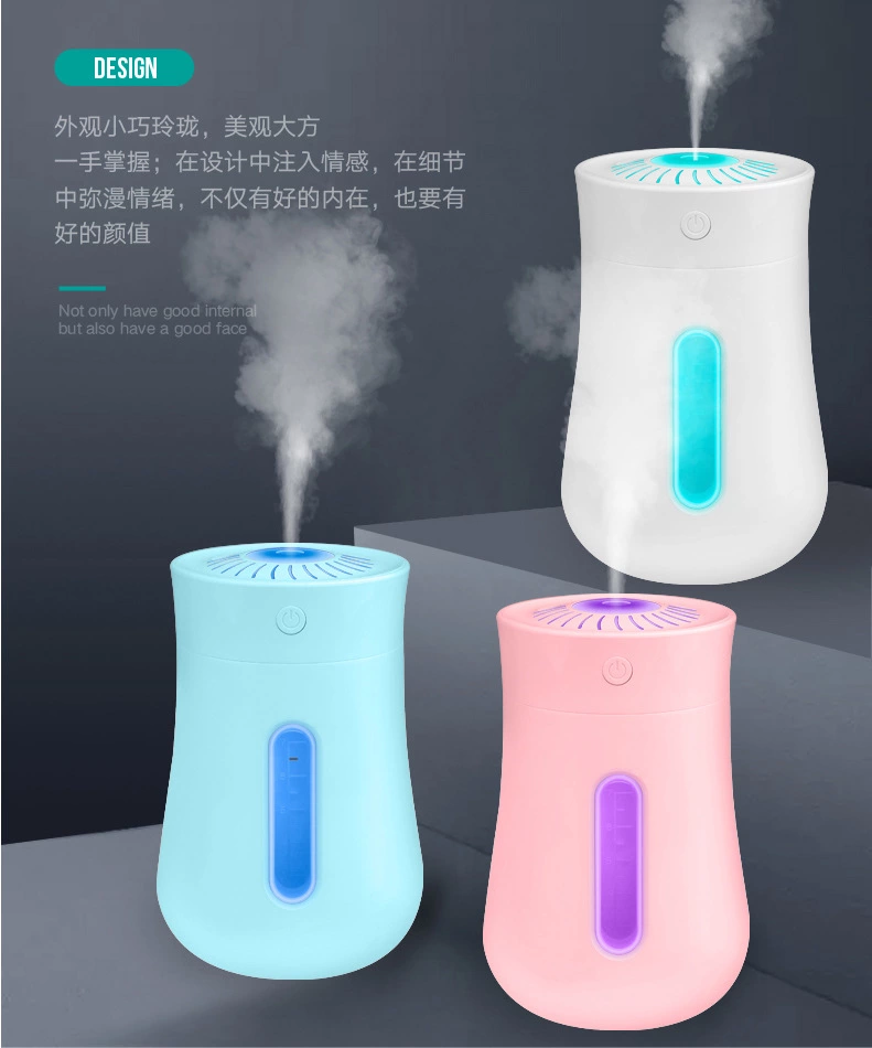 厂货批发新款火焰加湿器USB车载迷你加湿器家用卧室办公室香薰机详情图4