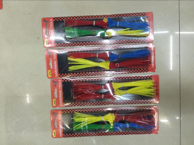 Plastic nylon cable ties full figure