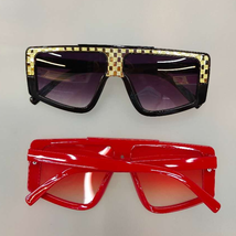 新款太阳镜男女通用带金边时尚潮流眼镜069-3062
