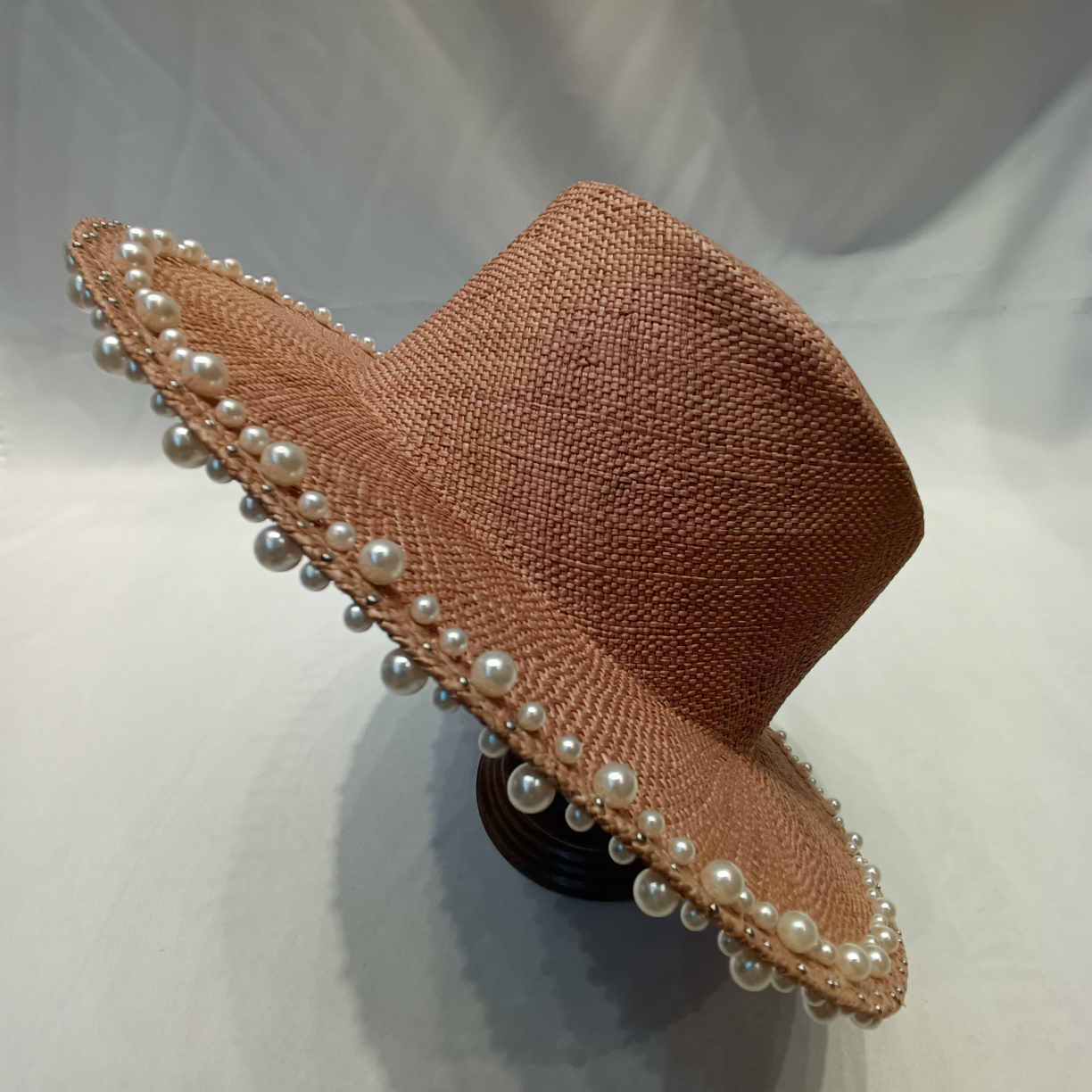 Treasure Grass Pink Pearl Straw Hat