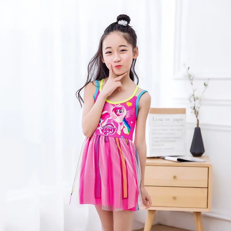 New Baby Swimsuit For Kids Split Princess Swimsuit
