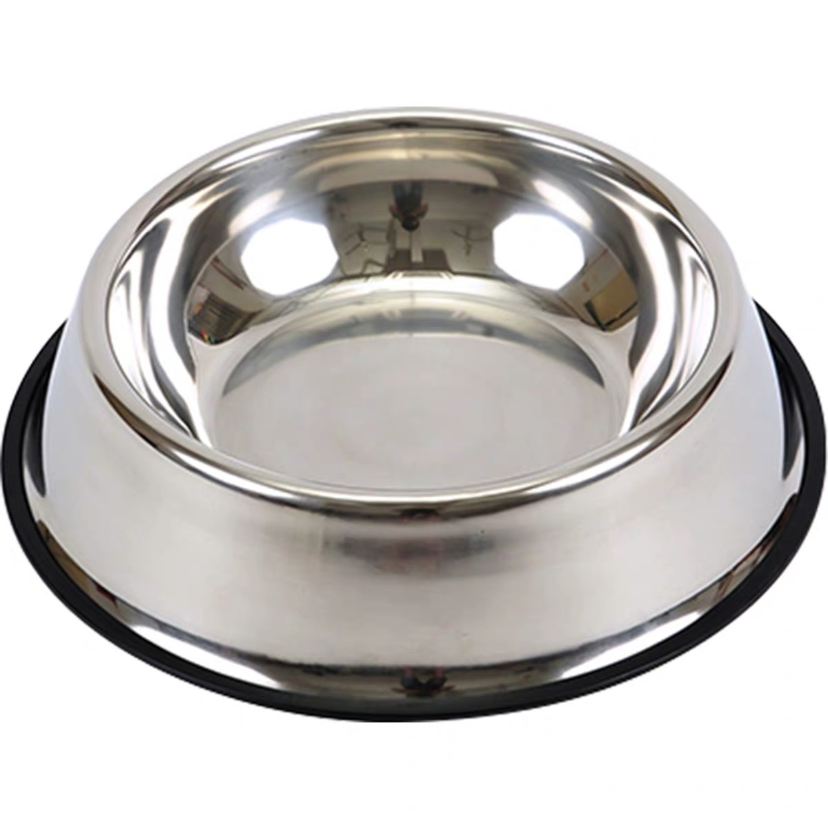 Stainless steel dog bowls, anti-tipping water bowls, large dog water basins, large dog food basins, pet supplies 9 details Picture