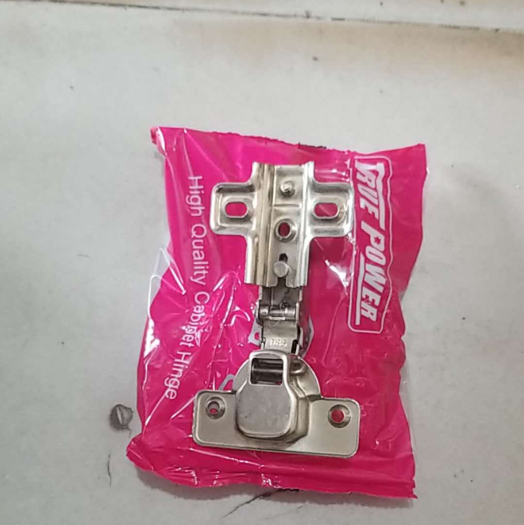 义乌好货，261普通一段力铰链中弯，衣柜橱窗铰链，配螺丝