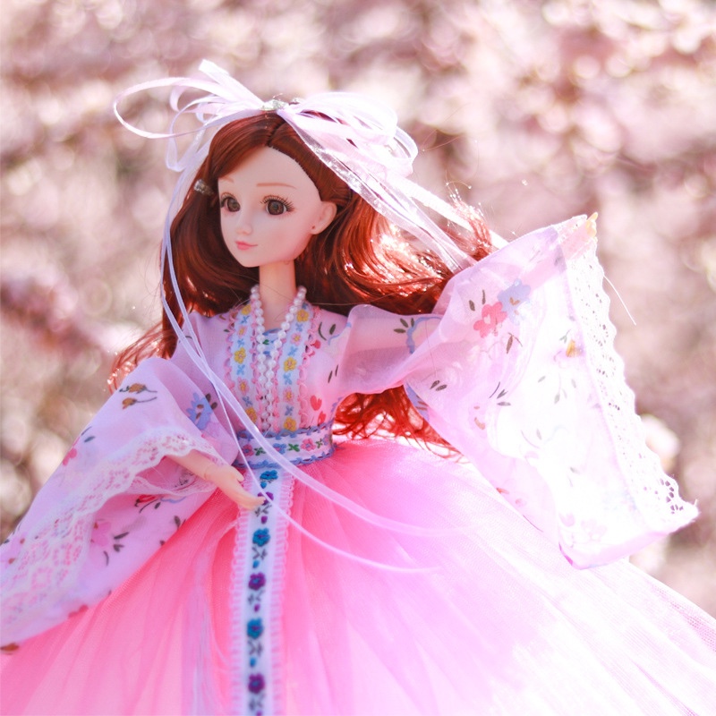 Cross-border 16 cm simulation mini doll Little Princess Bababa Pyi Girl figurine gift box toy set pic 1