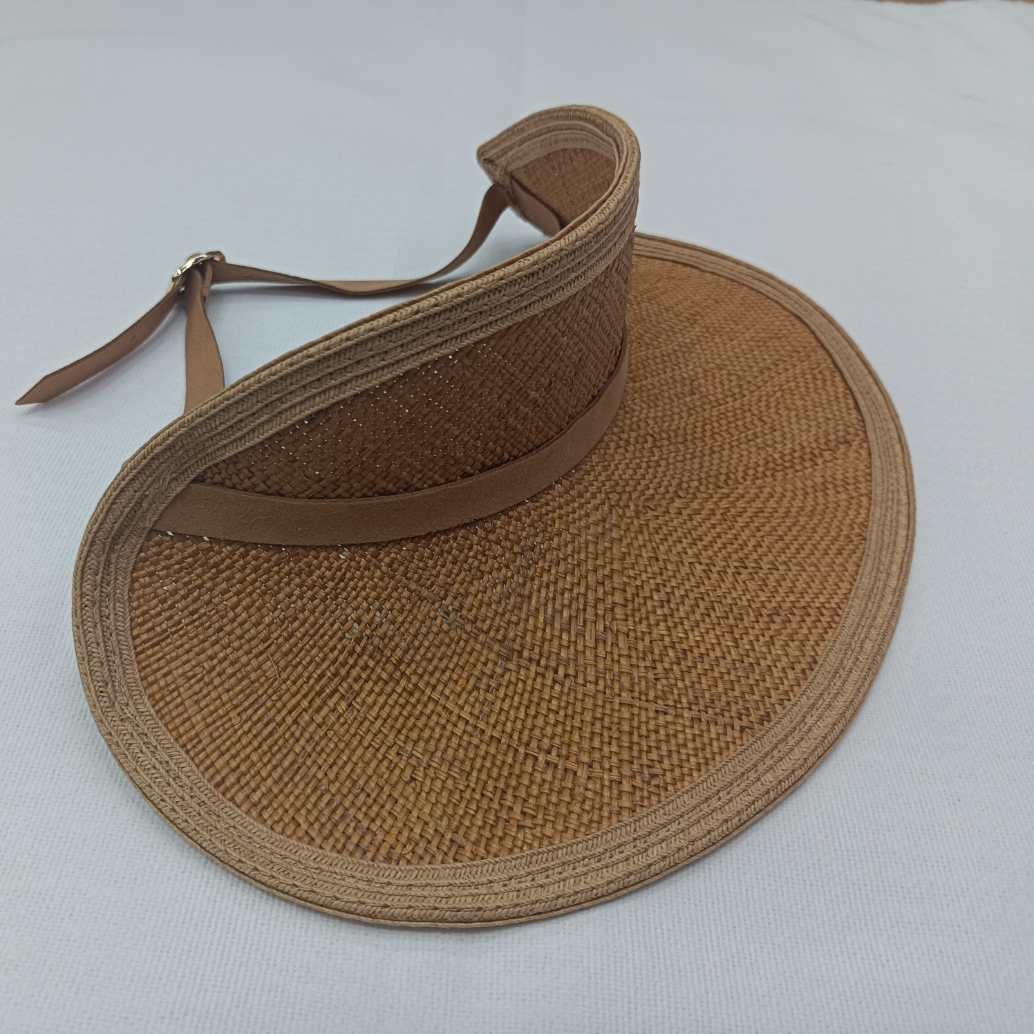 Precious Grass Khaki Headband Hat With Empty Top