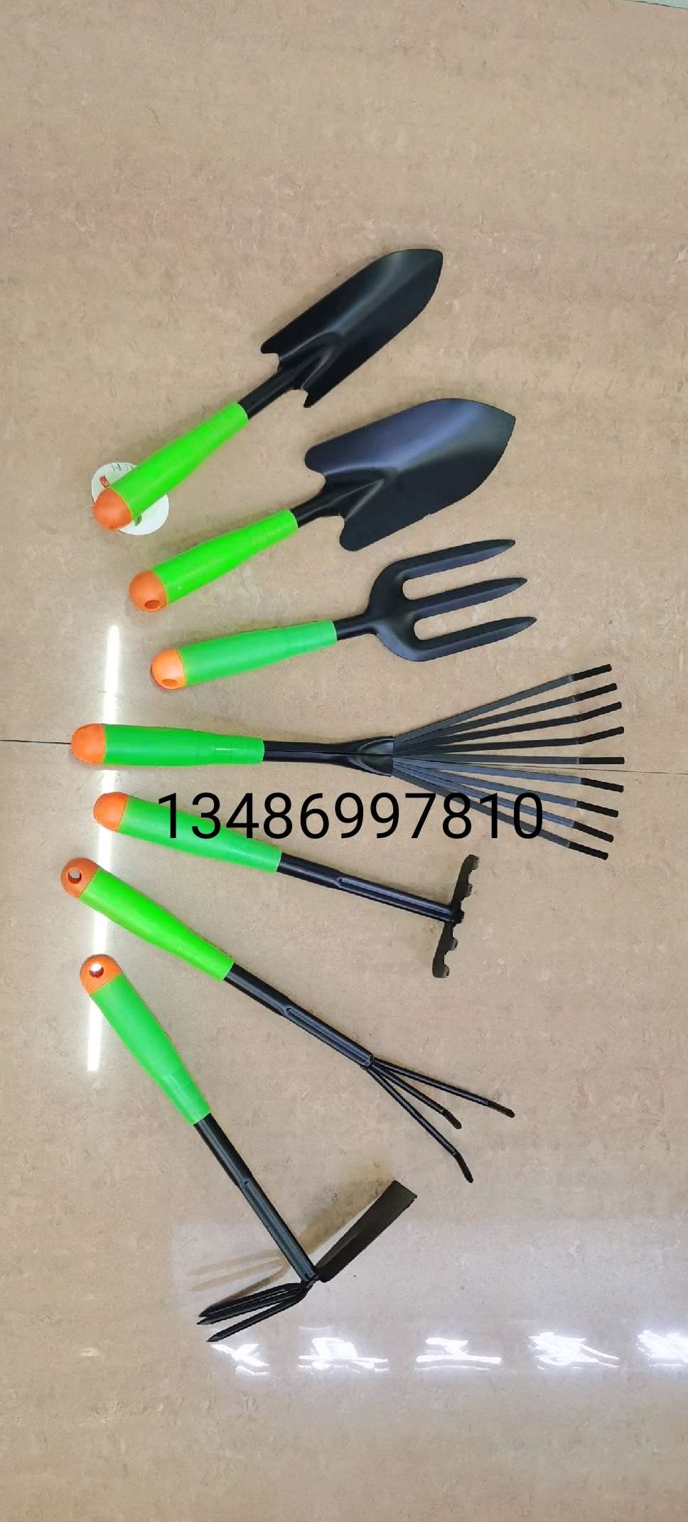 Home hardware tool set Garden shovel Garden shovel set Hardware tools Garden tools series Specification drawing