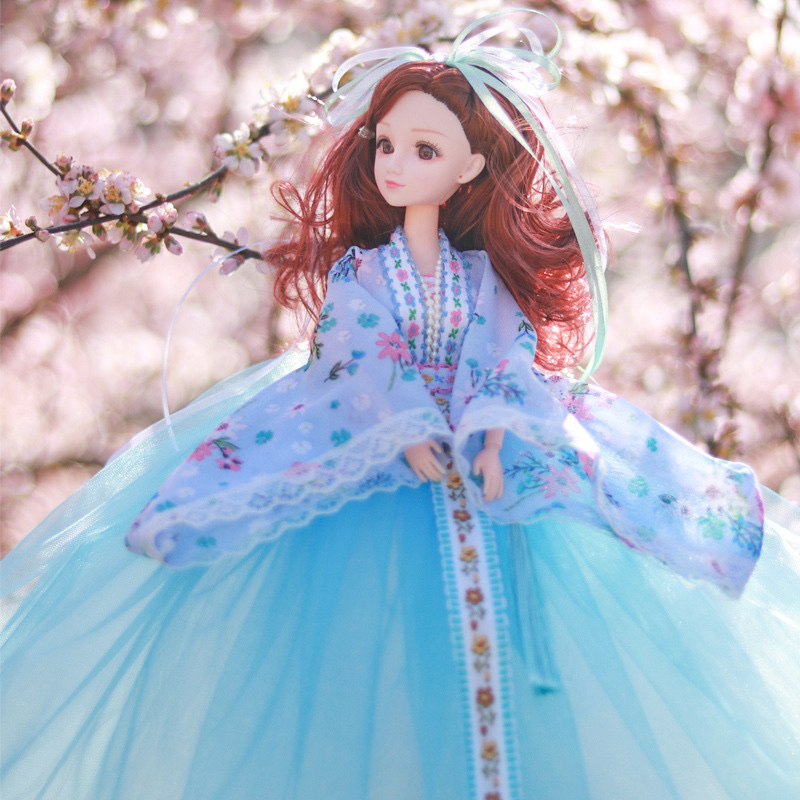 Doll, doll wedding dress doll, extra-large doll, 50 cm, Sweet Barbie doll, ancient costume Hanfu doll Item Picture