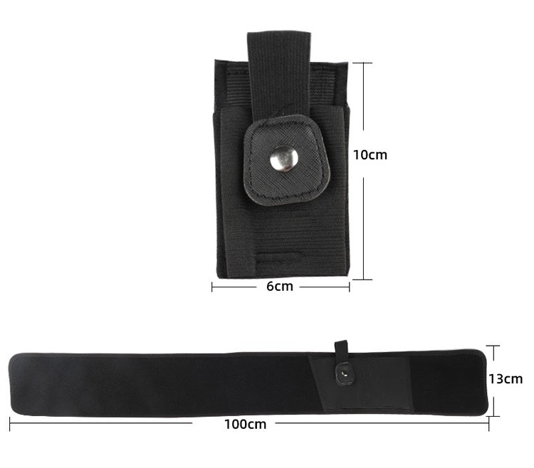 氯丁橡胶户外战术枪套左右手隐形腰带潜水料透气束腰腹部隐藏详情图5