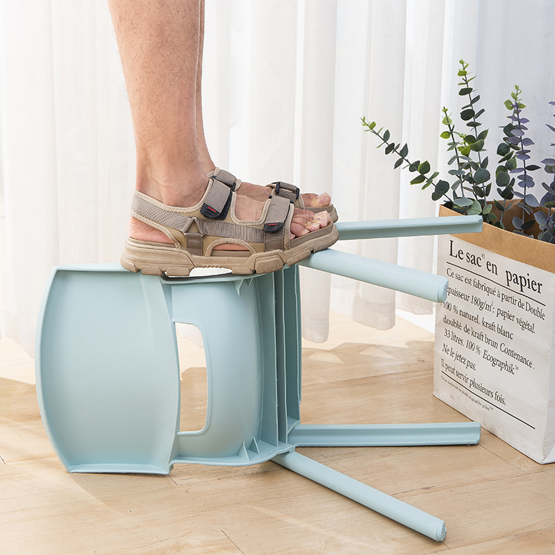 铭华家具厂塑料儿童椅PP注塑笑脸椅幼儿园教学学生座椅大号详情图6