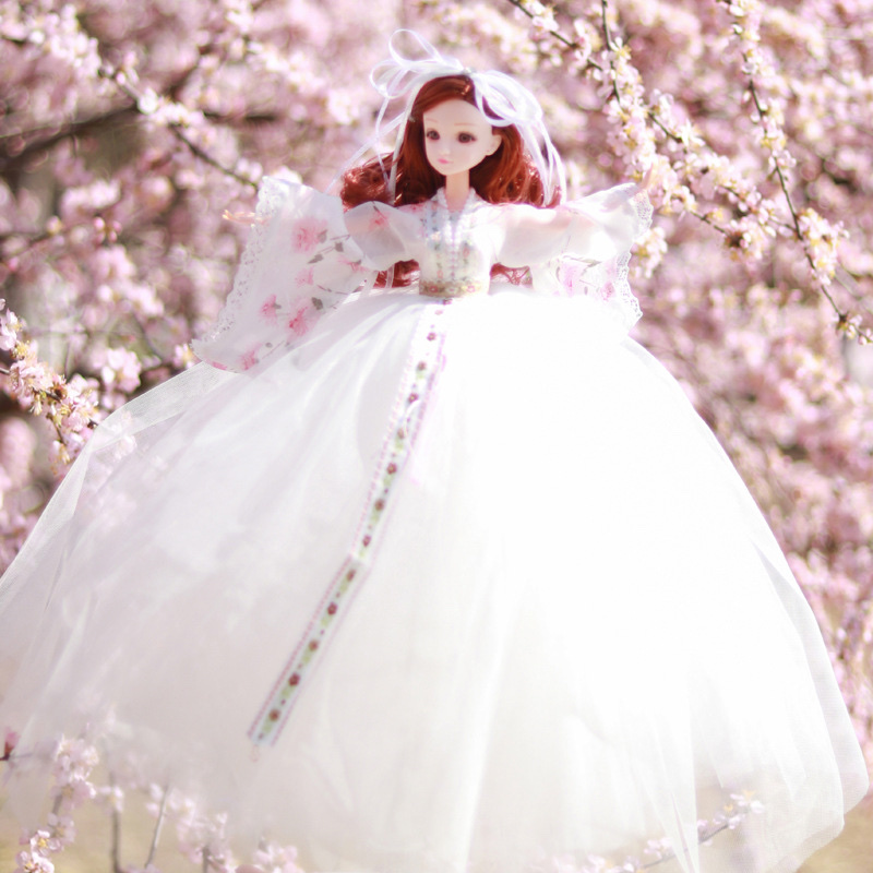 Doll, doll wedding dress doll, extra-large doll, 50 cm, Sweet Barbie doll, ancient costume Hanfu doll Application Scenario