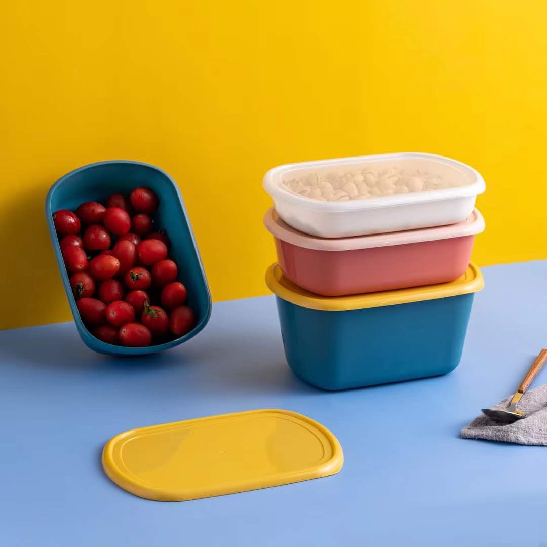 Plastic tupperware for storing tupperware full figure