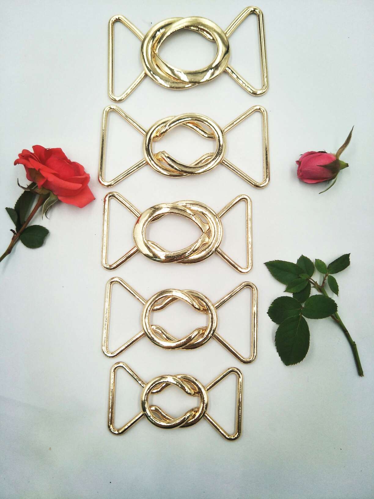 金属装饰腰带扣 松紧腰带卡扣 背带裤扣女装纽扣合金8字对扣插扣详情图1