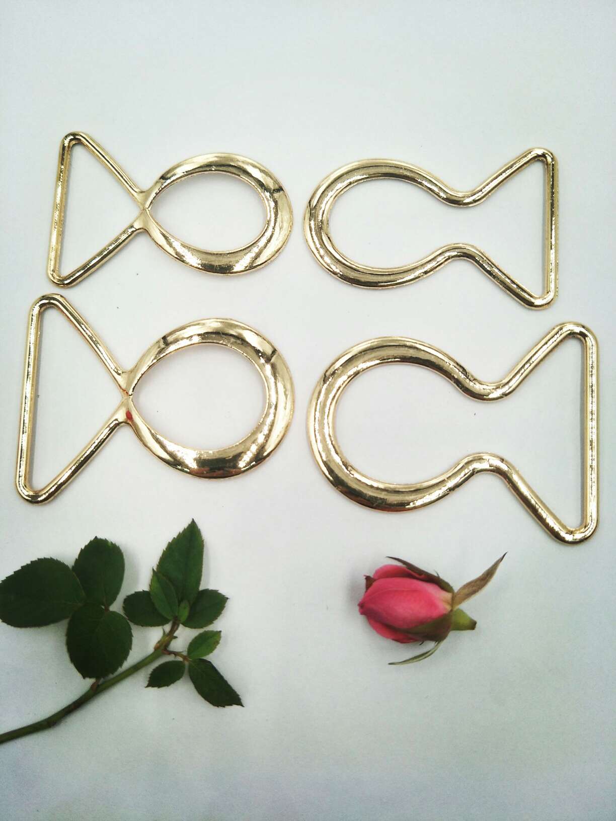 金属装饰腰带扣 松紧腰带卡扣 背带裤扣女装纽扣合金8字对扣插扣详情图7