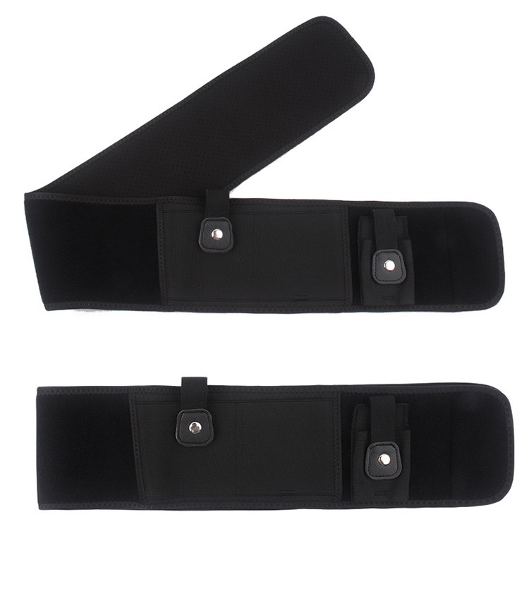 氯丁橡胶户外战术枪套左右手隐形腰带潜水料透气束腰腹部隐藏详情图7