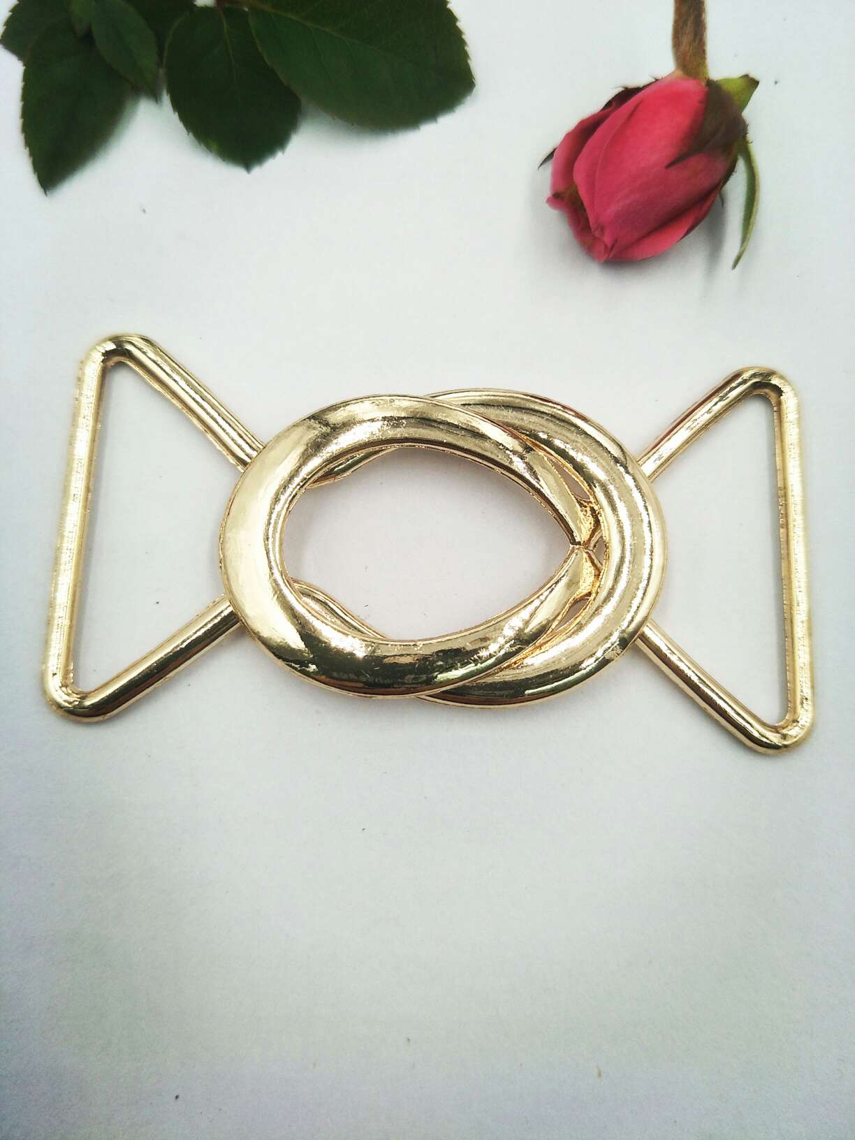 金属装饰腰带扣 松紧腰带卡扣 背带裤扣女装纽扣合金8字对扣插扣详情图3