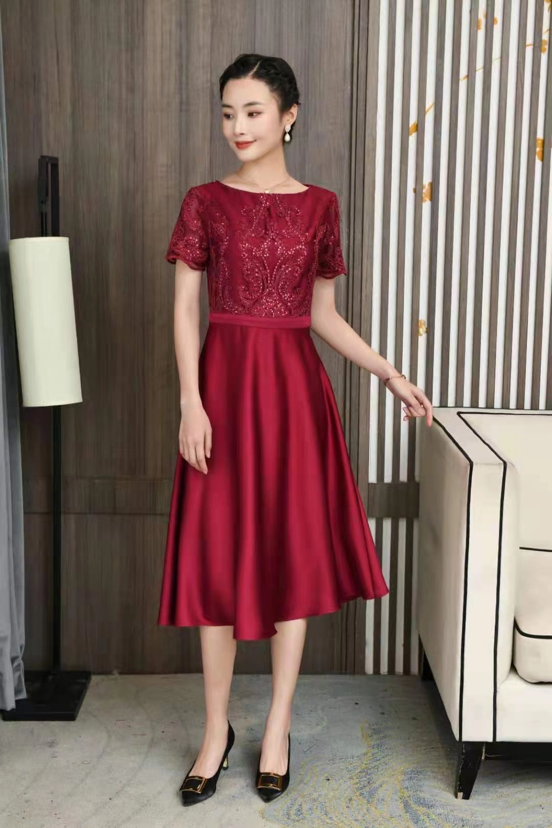 喜妈妈喜服细节图