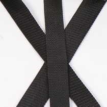 Wholesale 2-5 cm bead woven belt polypropylene 900D black clothing bags with backpack with PP ribbon: 48#
