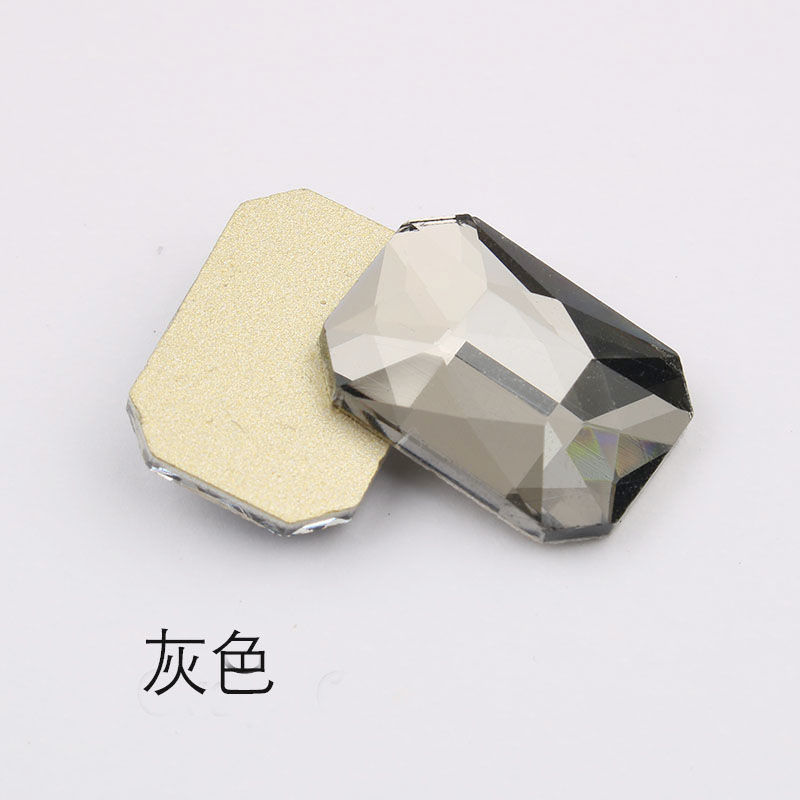 美甲饰品异形钻平底混装网红爆款AB彩香槟色超闪水钻日式指甲饰品1573