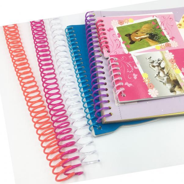 【过SGS检测】批发供应螺旋式塑料单线圈 pvc装订单线圈