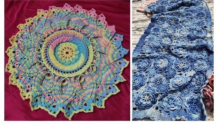 Factory direct sales of segment dyed acrylic thread, medium and coarse wool thread, diy materials, hook shoe thread, hand-woven seat cushion, cotton shoe thread, acrylic detail image 12