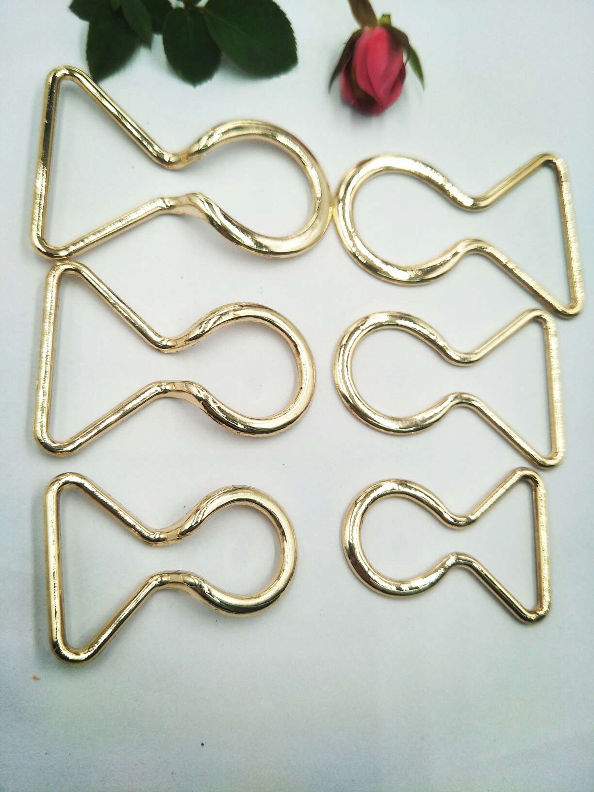 金属装饰腰带扣 松紧腰带卡扣 背带裤扣女装纽扣合金8字对扣插扣详情图5