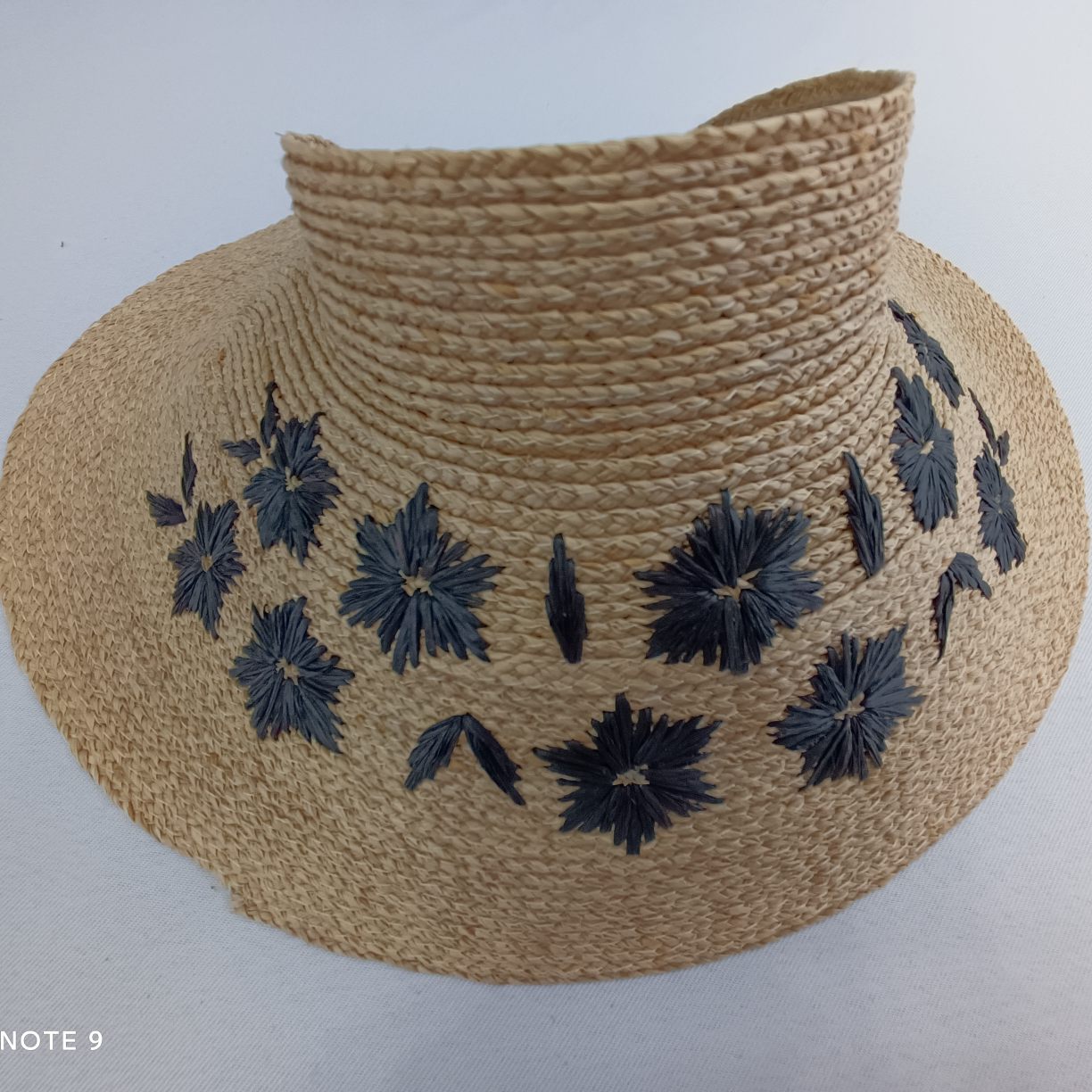 Hat Brim Hand-Embroidered Empty Top Hat Color