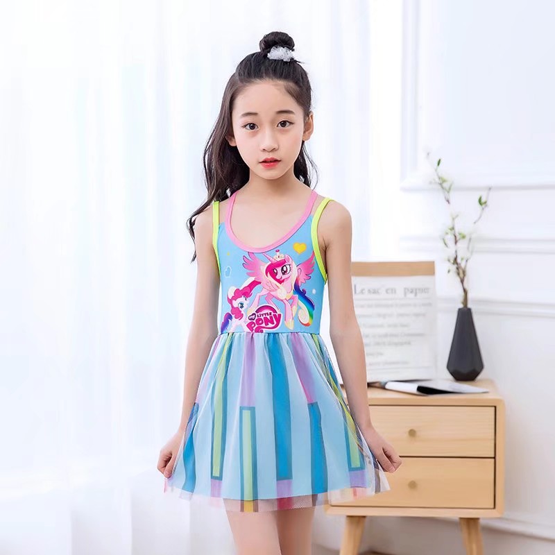 New Baby Swimsuit For Kids Split Princess Swimsuit Specification drawing