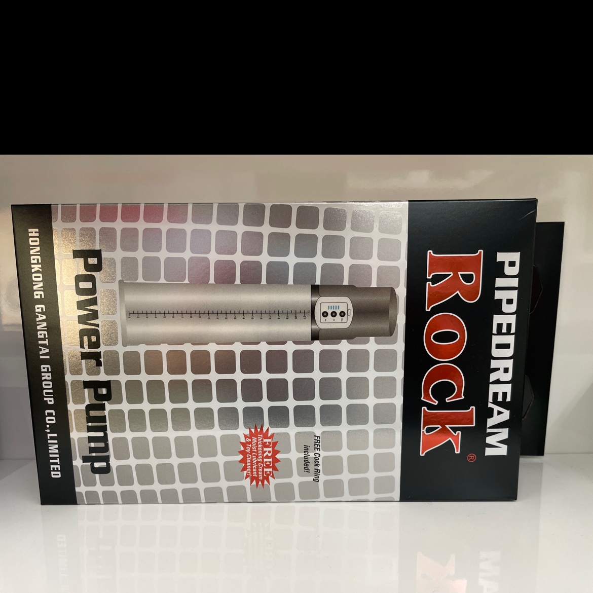 Rock freespace 男用助勃器 USB充电 液晶显示成人用品 工厂直销一件代发