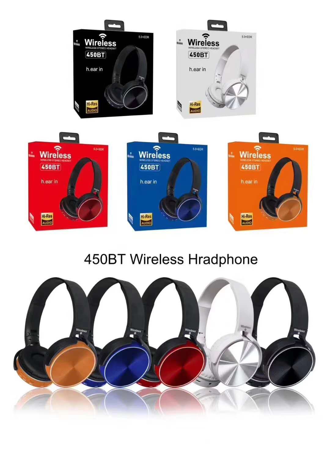 Guangdong Sogo headphones, BT450 Item Picture