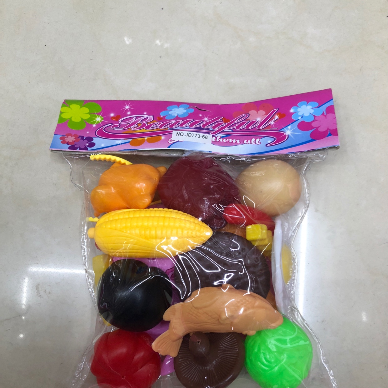 卡头袋蔬菜鱼/蔬菜玩具/热销玩具产品图