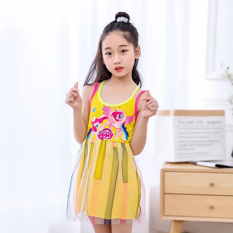 New Baby Swimsuit For Kids Split Princess Swimsuit details Picture