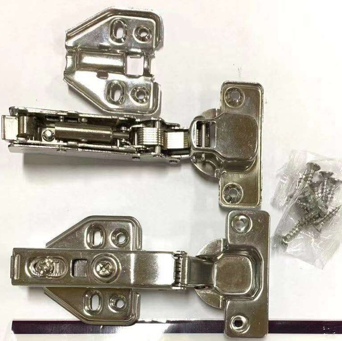 Yiwu quality goods, bridge-shaped adjustable hinge 1 wardrobe window hinge, with screws.